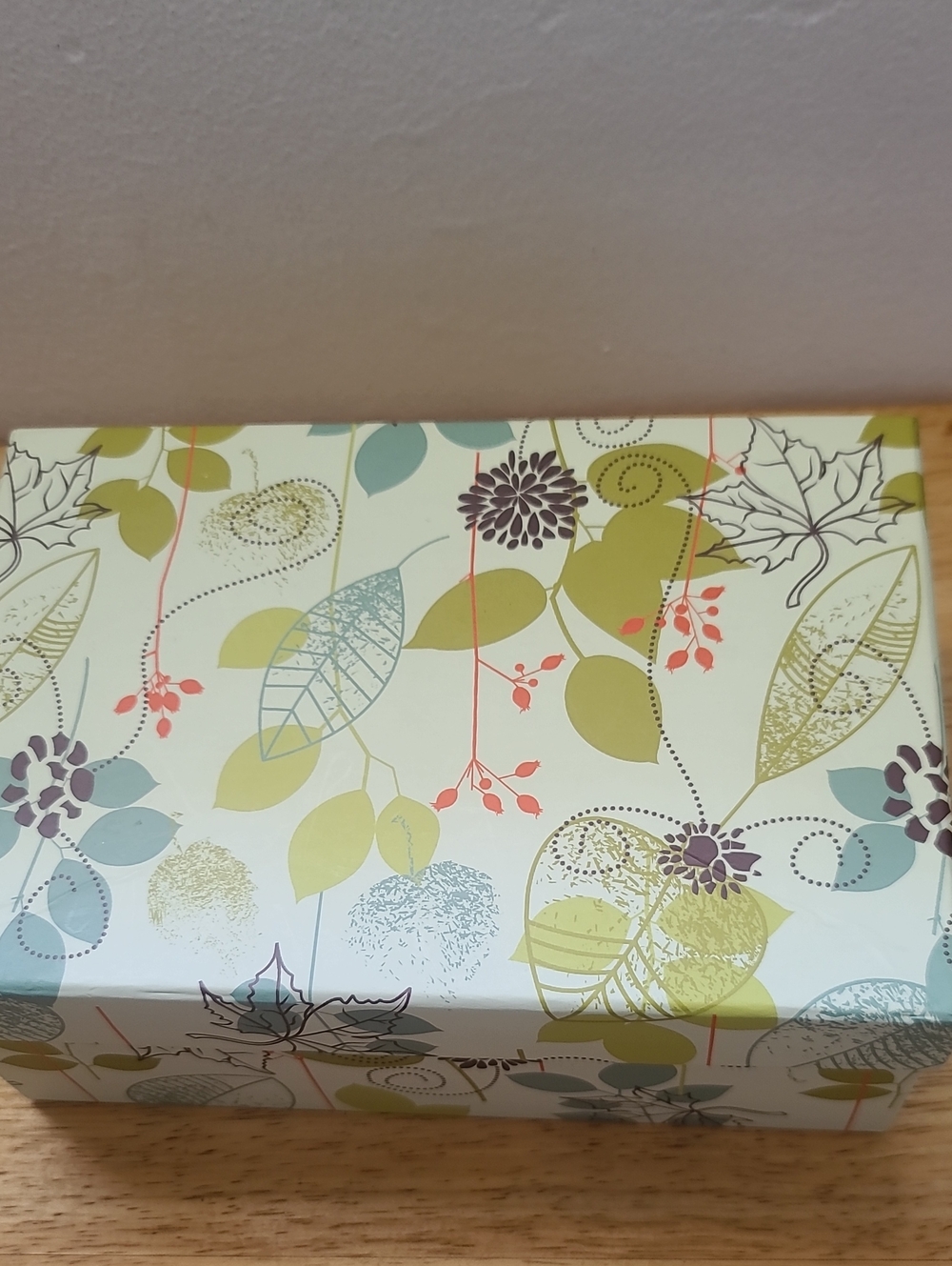 Decorative Floral Pattern Storage/Gift Box - Picture 2 of 7